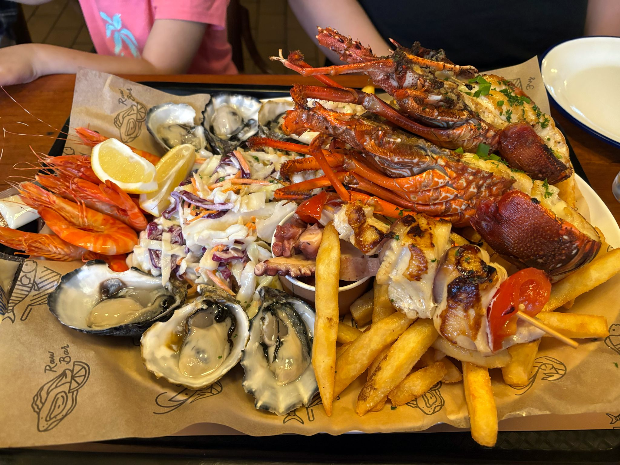 No such thing as too much fresh seafood!