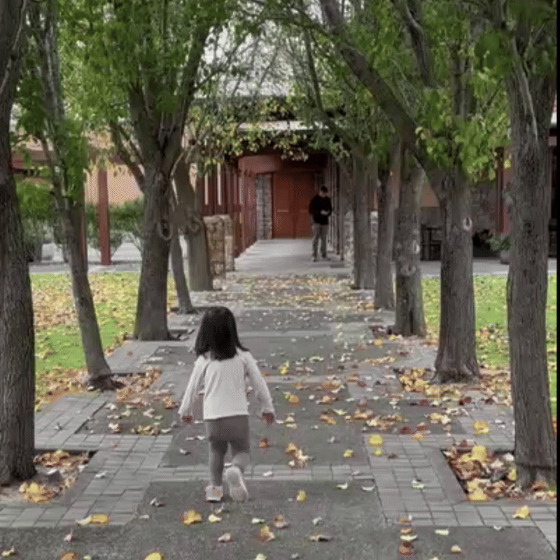 Running to food at Xanadu Wines.