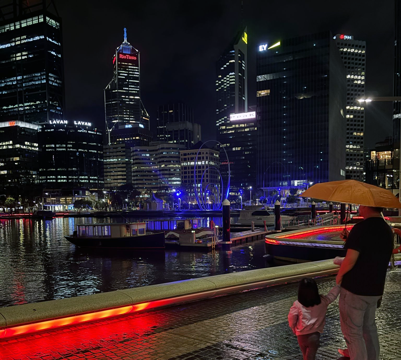 Rainy evening in Perth...